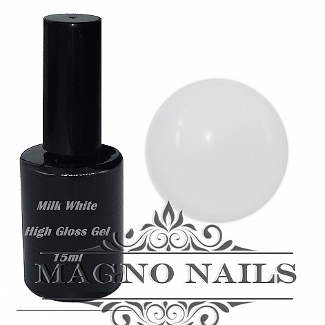 Milk White High Gloss Gel