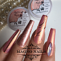 Chrome Glitter Glam Gel 183 - Peachy Nude